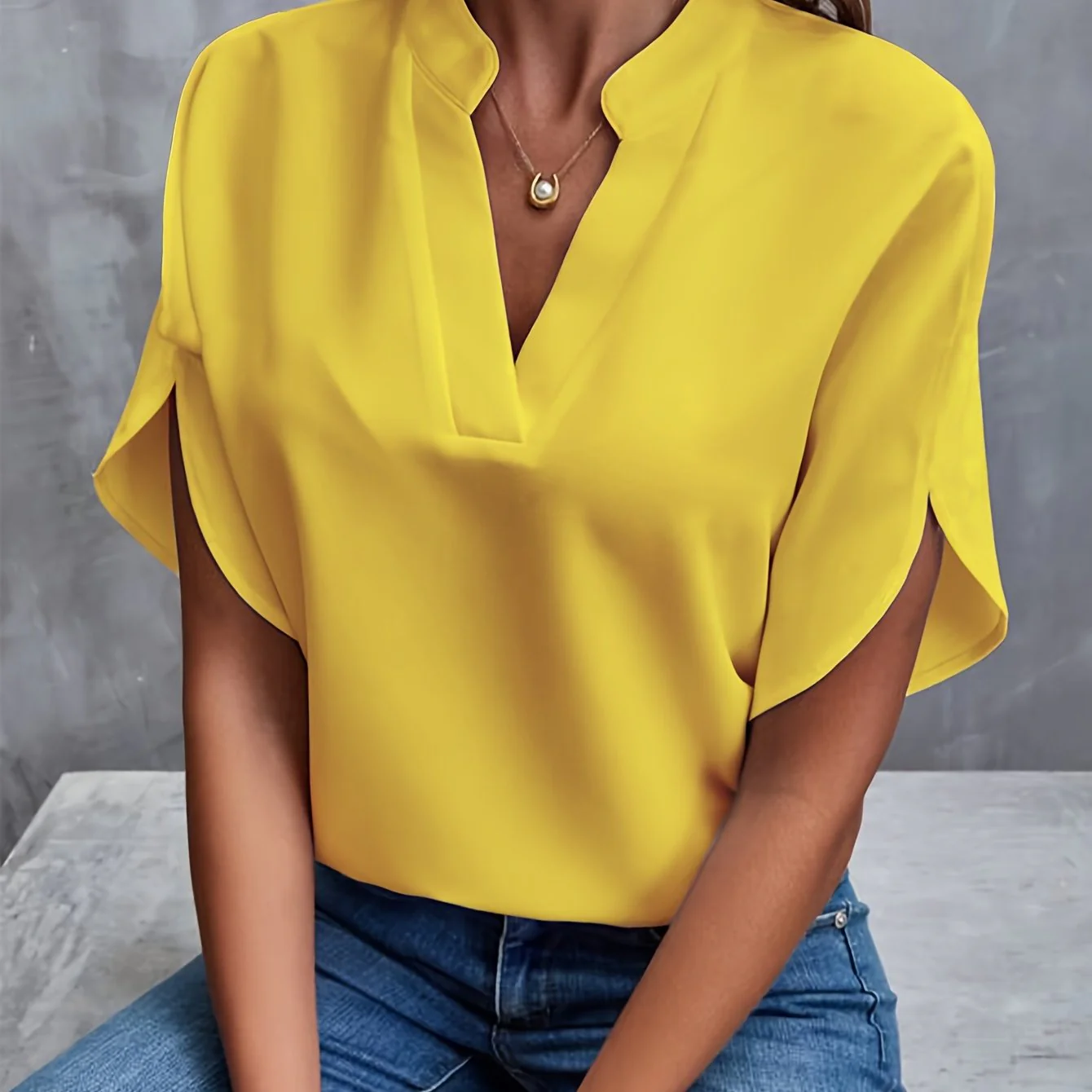 Blouse with wide sleeves Beth | Lupi - Image 4
