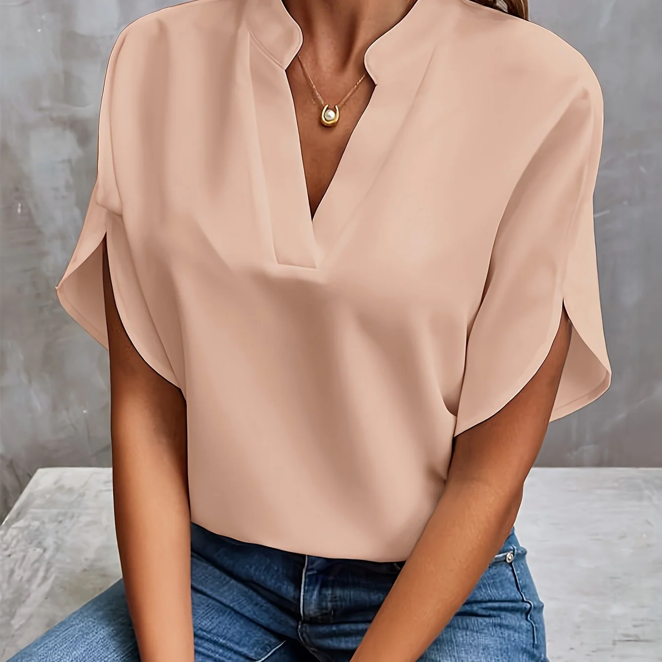 Blouse with wide sleeves Beth | Lupi - Image 6