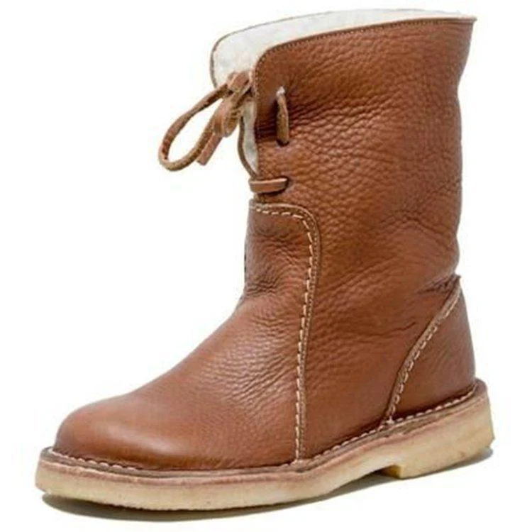 WATERPROOF LEATHER POLAR BOOTS WITH WOOL LINING | Lupi - Image 10