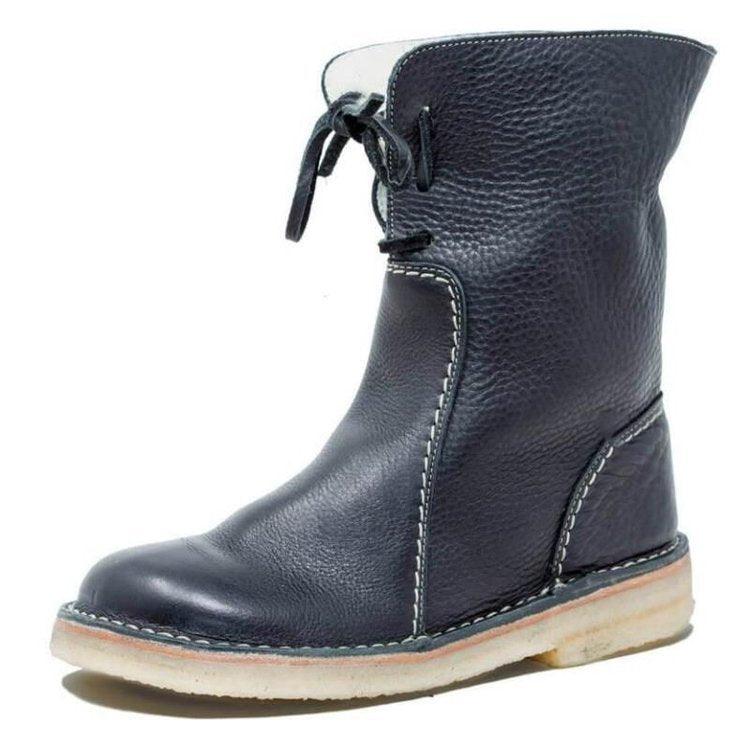 WATERPROOF LEATHER POLAR BOOTS WITH WOOL LINING | Lupi - Image 11