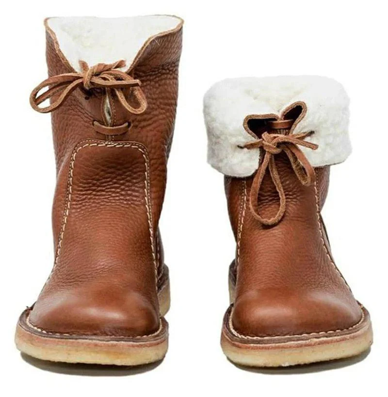 WATERPROOF LEATHER POLAR BOOTS WITH WOOL LINING | Lupi - Image 6