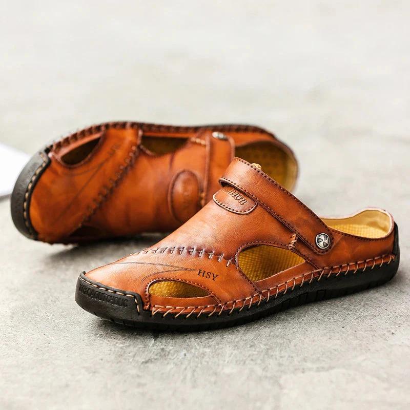 Orthopedic Leather Sandals | Lupi - Image 8