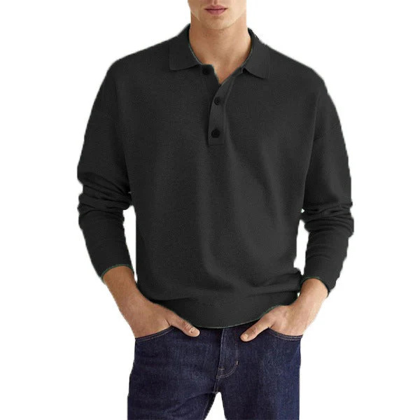 Men's Long-Sleeve Field Polo Shirt | Lupi - Image 9