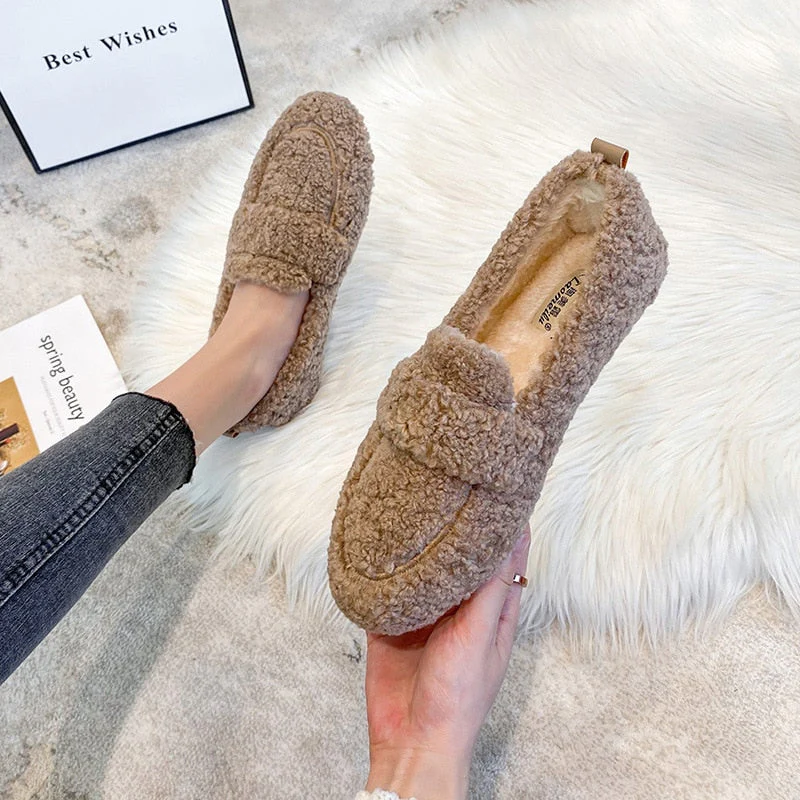 Arielle Plush Moccasins With Non-Slip Sole | Lupi - Image 3