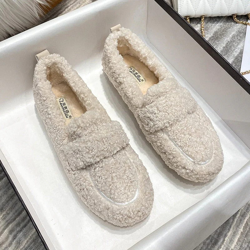 Arielle Plush Moccasins With Non-Slip Sole | Lupi - Image 4
