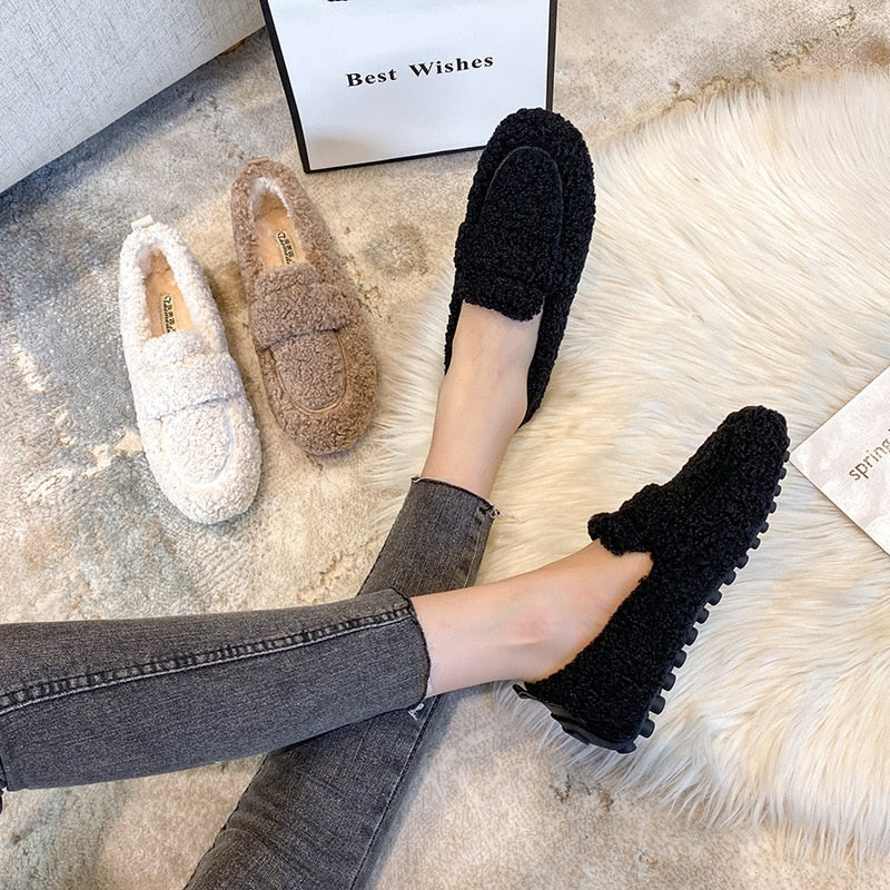 Arielle Plush Moccasins With Non-Slip Sole | Lupi - Image 8